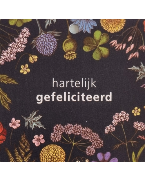 Kaartje "gefeliciteerd" Kaartje "gefeliciteerd"