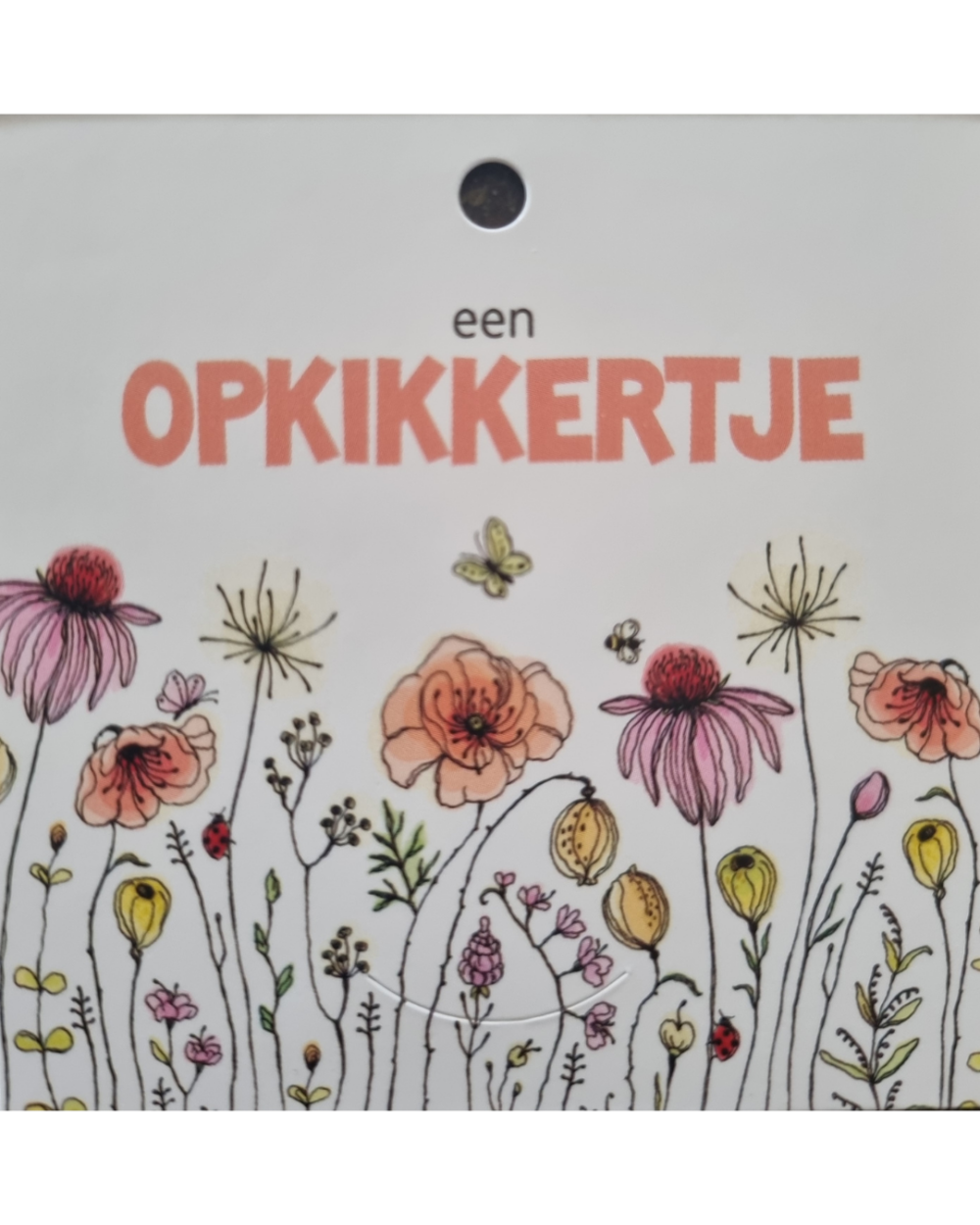 Kaartje "opkikkertje"