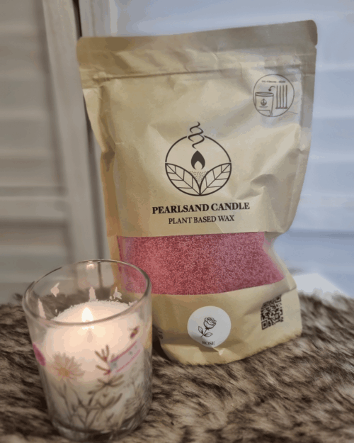 Kaarsenzand "Rozen" incl. 4 lontjes - 400 gram