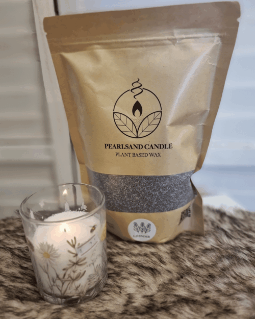 Kaarsenzand "Lavendel" incl. 4 lontjes - 400 gram