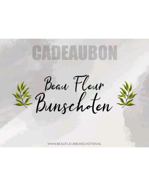 Cadeaubon Beau Fleur Bunschoten 25,00