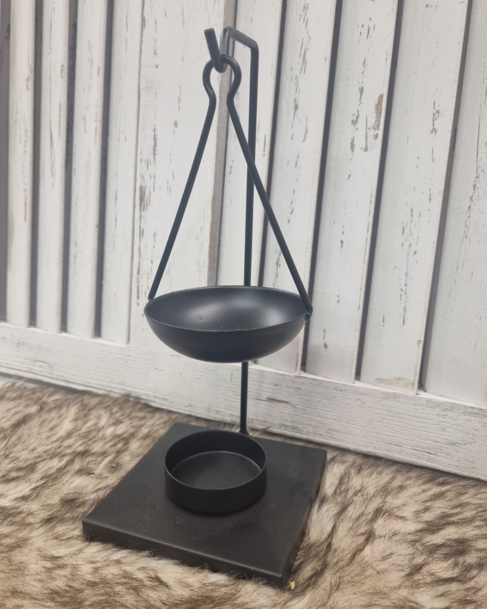 Geurbrander metaal zwart