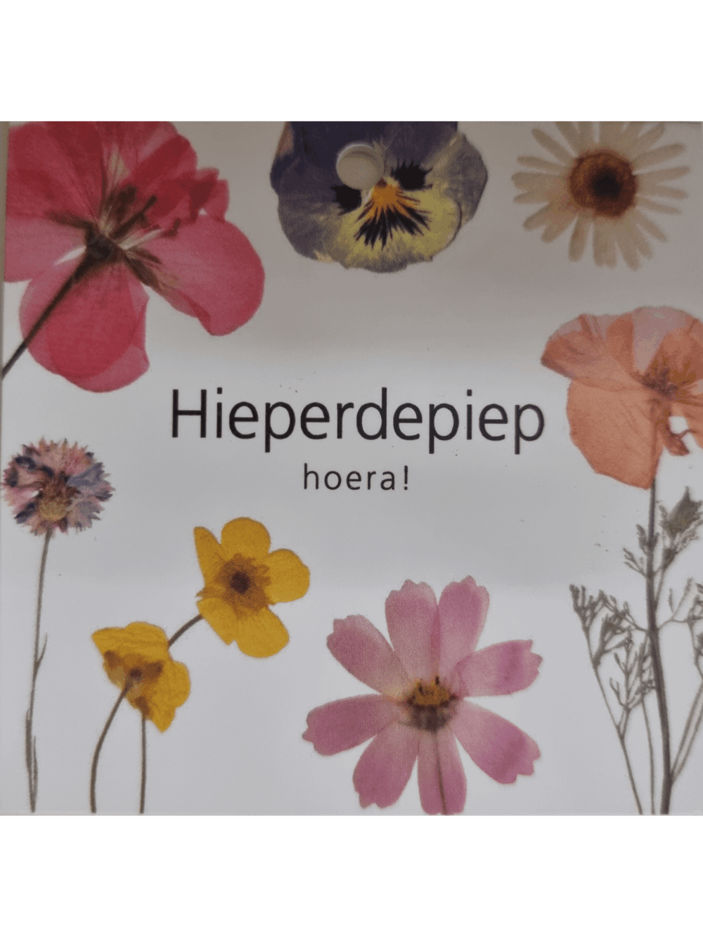 Kaartje "Hieperdepiep"